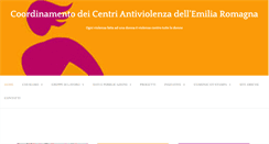 Desktop Screenshot of centriantiviolenzaer.it